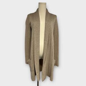 360 Cashmere 100% Cashmere Open Front Cardigan Sweater Size XS